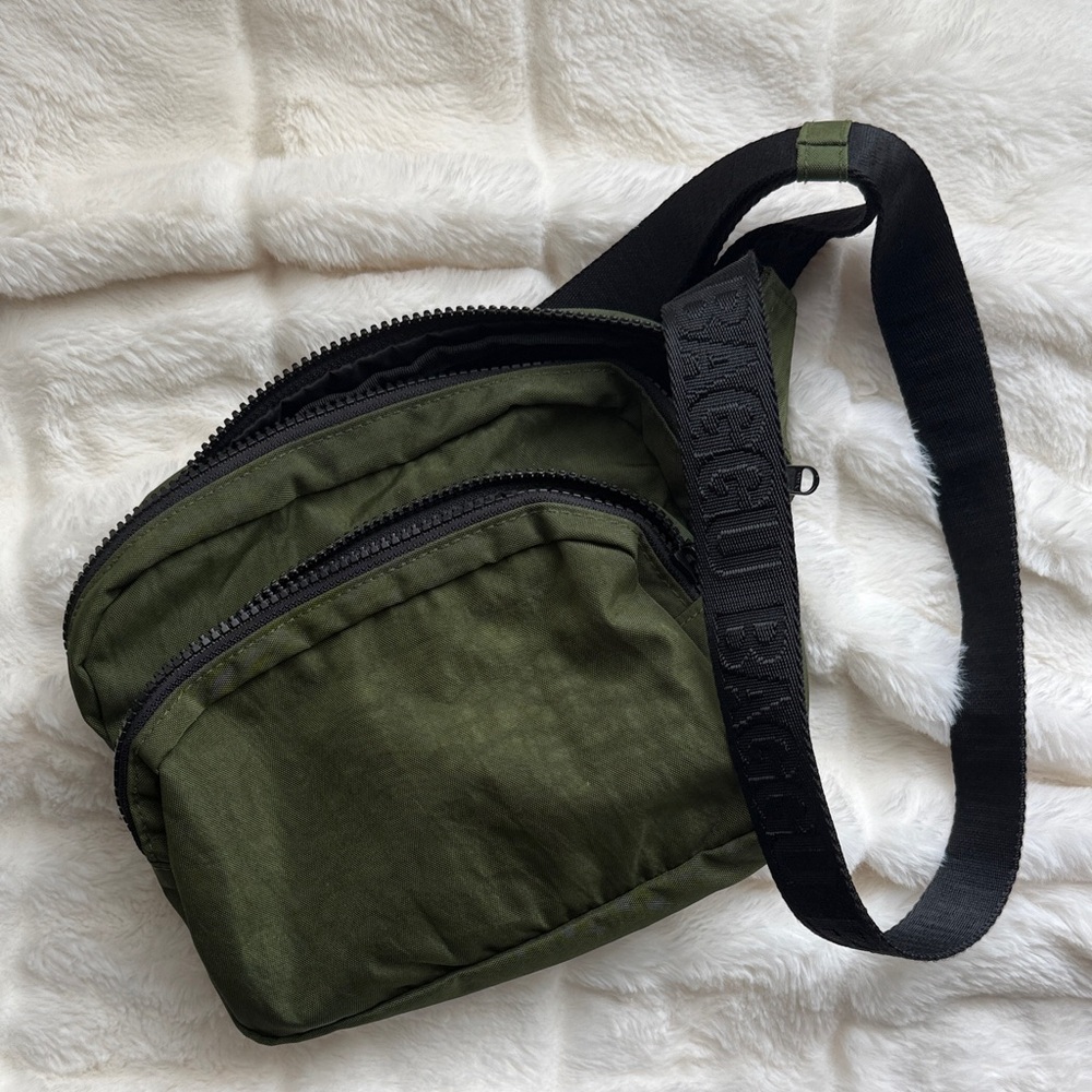 BAGGU Green Belt Bag